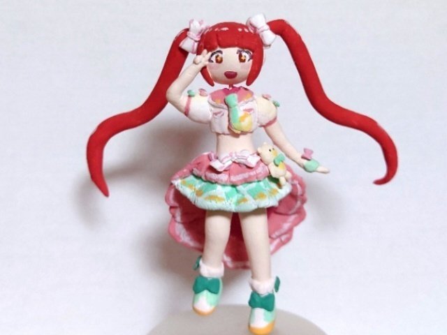 100均の粘土でフィギュアを作ってみた｜あやの3