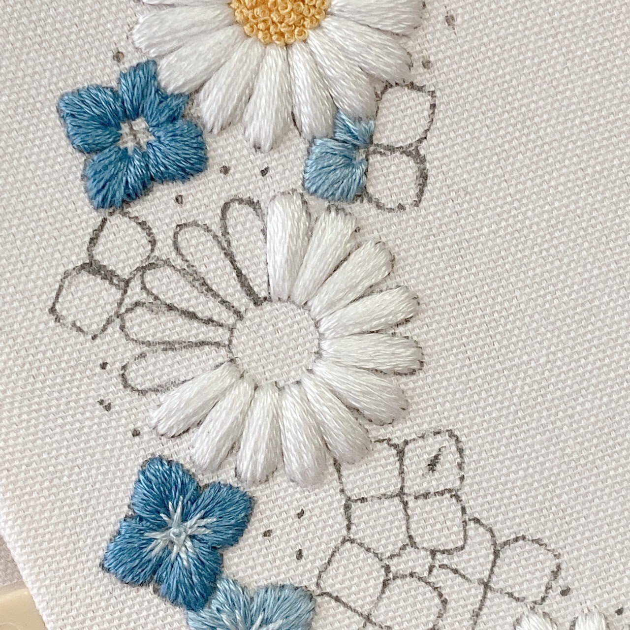 じっくり系図案はゆったり、まったり｜はなこまち/刺繍作家