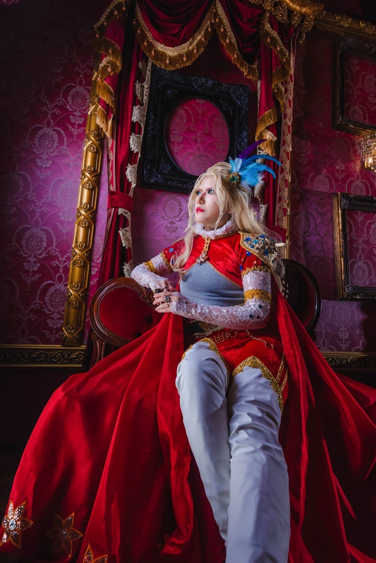 コスプレ衣装 ファイナルファンタジー5 ファリス天野絵風コスプレ衣装