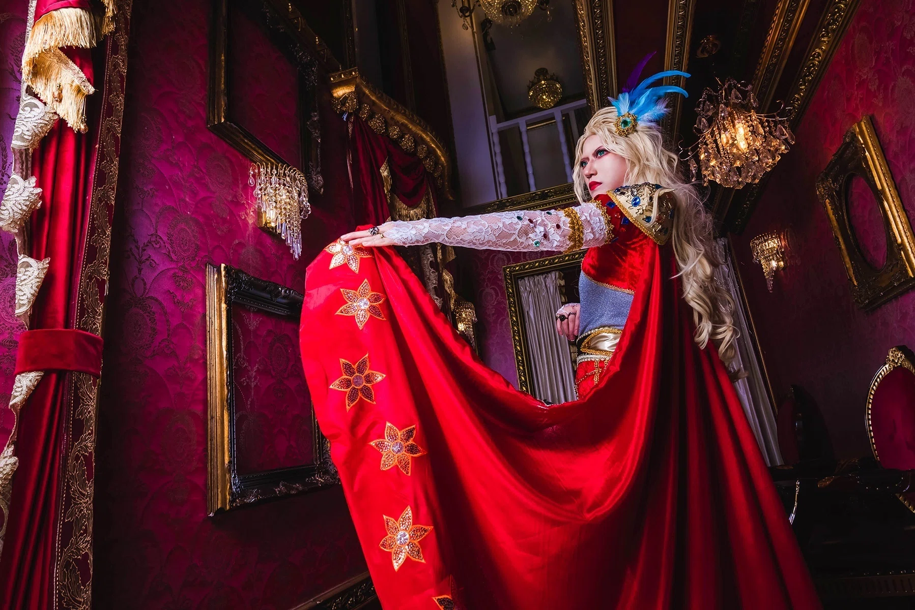 ファイナルファンタジー5 ファリス天野版コスプレ衣装 FF5コスプレ写真