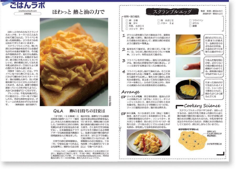 人気連載待望の書籍化！『調理科学でもっとおいしく定番料理①