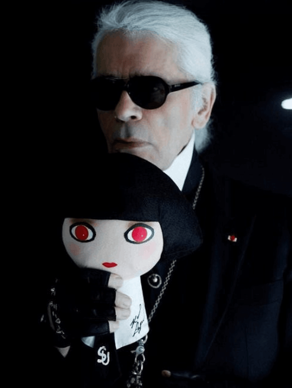 CHANELのカール・ラガーフェルドとシュウウエムラ💅｜headache