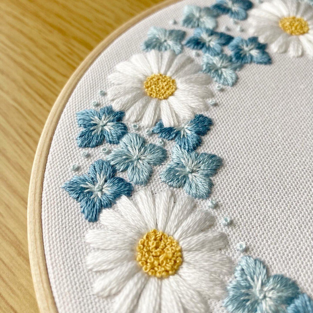 Pdf図案 紫陽花とマーガレットのリース はなこまち 刺繍作家 Note Pdf図案 紫陽花とマーガレットのリース はなこまち 刺繍作家 Note
