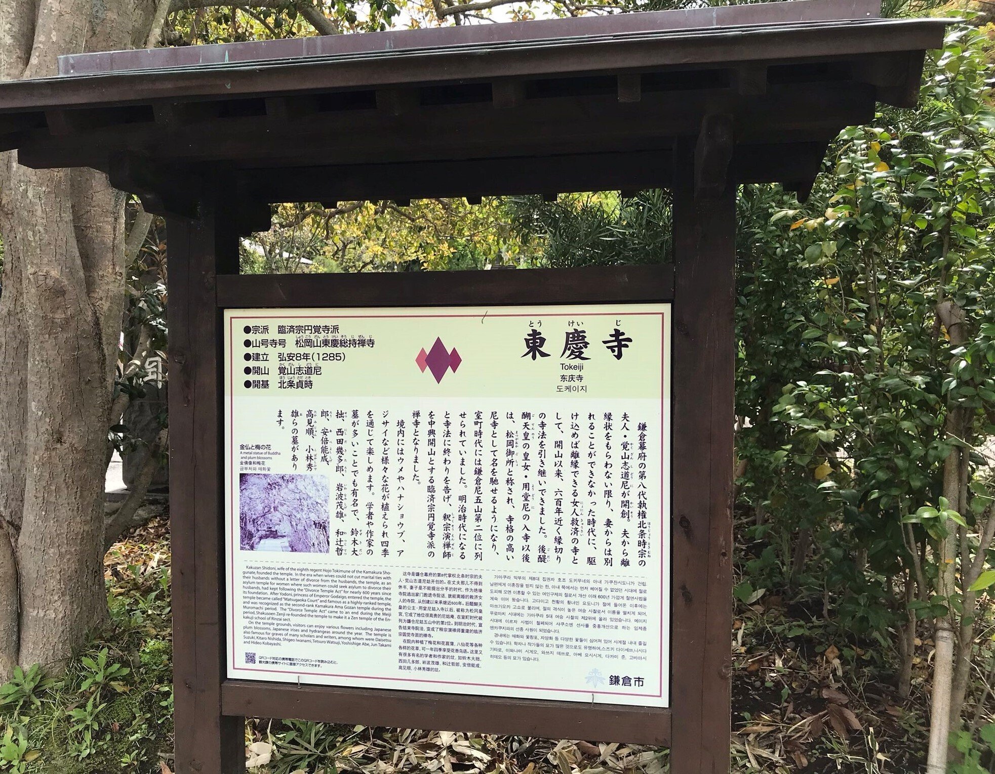 いざ鎌倉殿の13人 東慶寺 城ねこの探訪 Note
