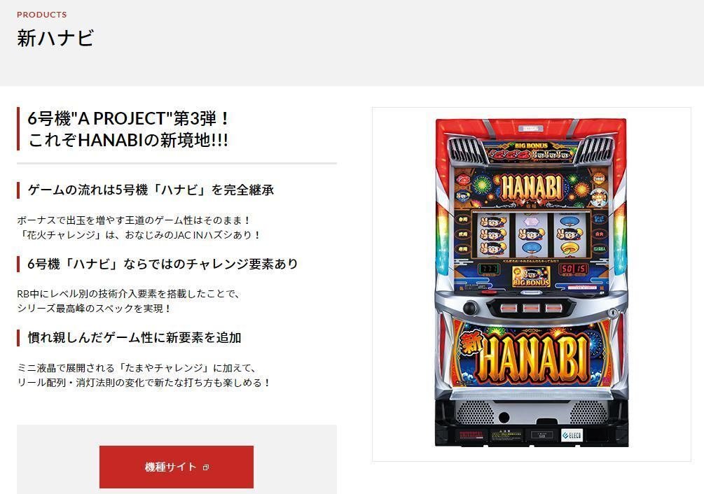 6号機 新ハナビ 実機 家庭用フルセット！ 6号機 新ハナビ 実機 家庭用フルセット！ 【公式通販】