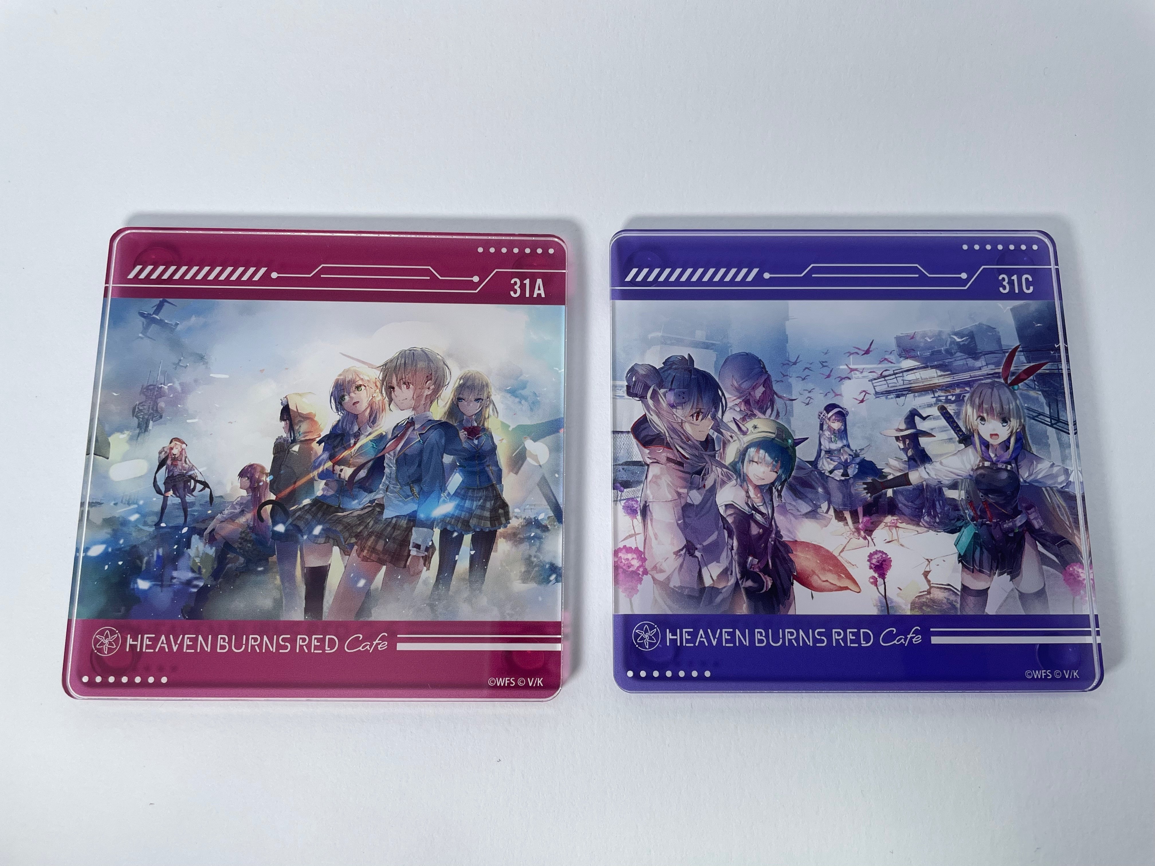 誕生日プレゼント ヘブバンカフェに行ってきました(ドリンクコースターを集めるに 卓上用品