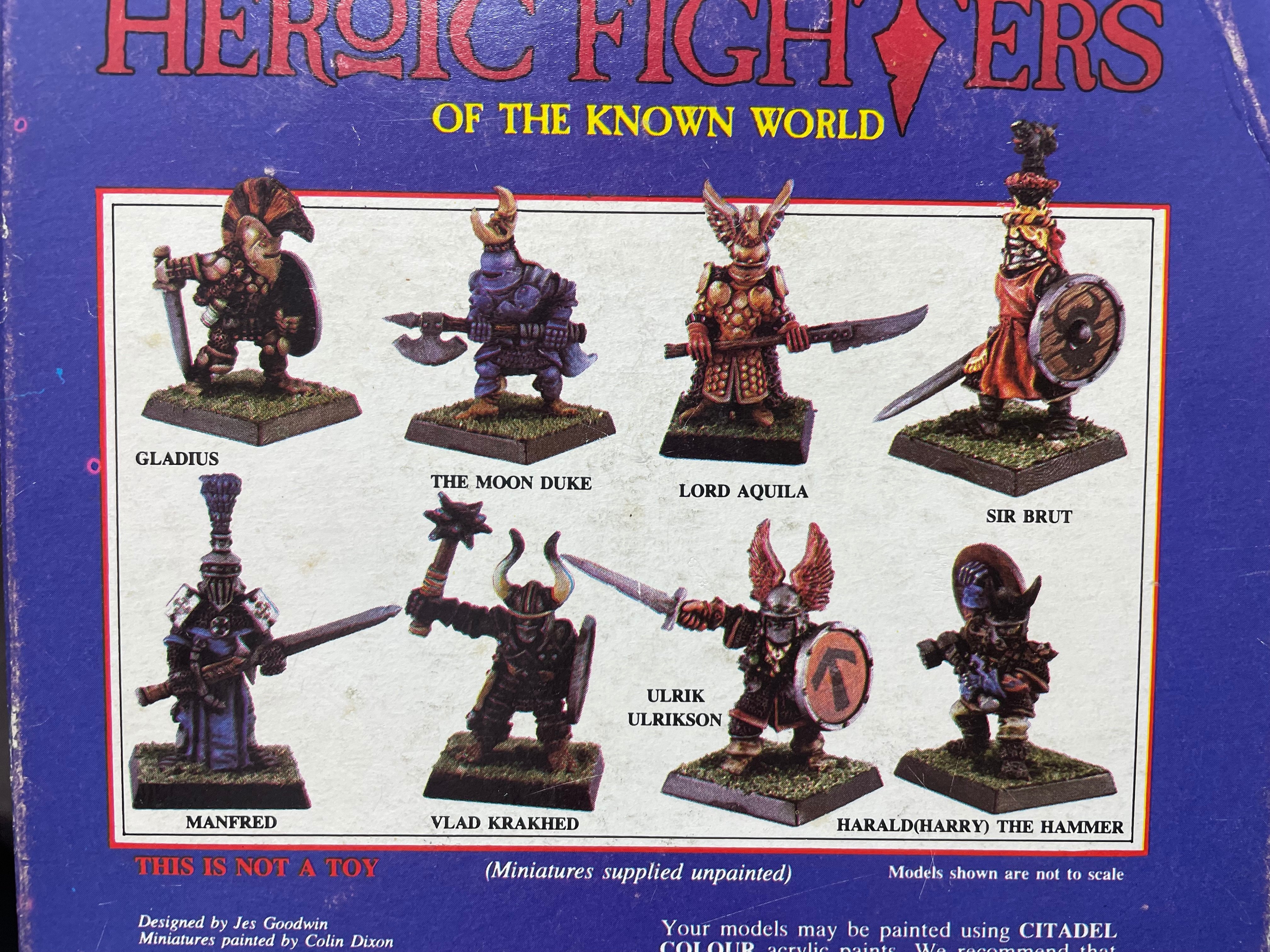 メタルフィギュア　CITADEL 製　HEROIC FIGHTERS メタルフィギュア CITADEL 製 HEROIC FIGHTERS 【シタデル】世界最高峰