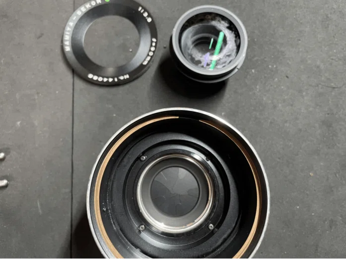 MAMIYA-SEKOR C 90mm F3.8 分解｜FWP_office