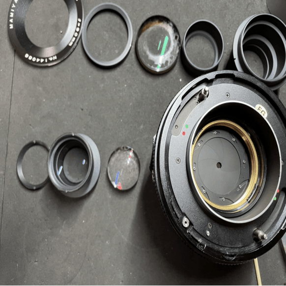 MAMIYA-SEKOR C 90mm F3.8 分解｜FWP_office