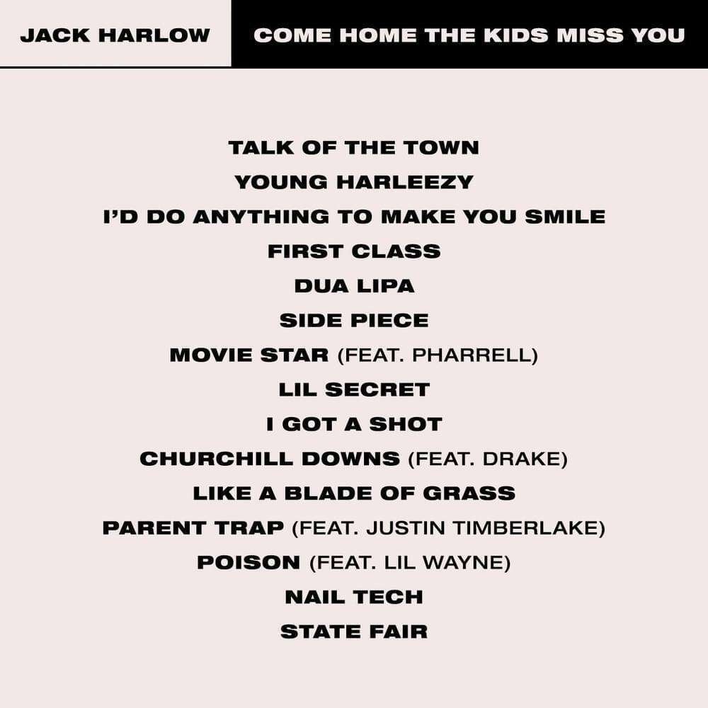 Whats Poppin」だけの一発屋でないことを証明!! Jack Harlow