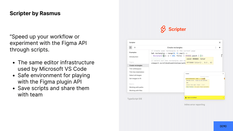 Figma APIを実行できるFigmaプラグイン、Scripterのキャプチャ