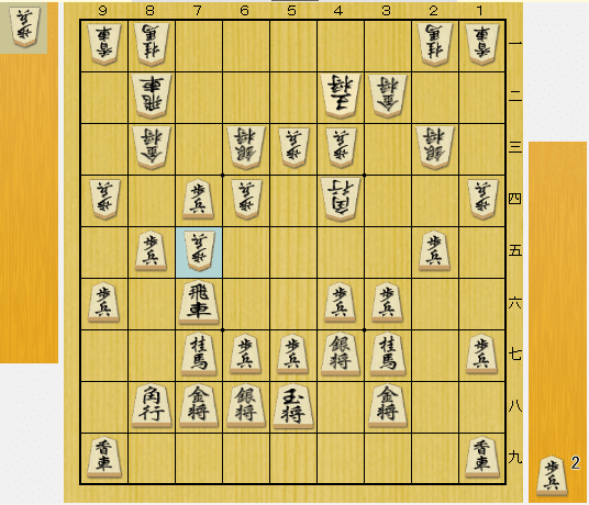 棒銀+ひねり飛車+王より飛車が好き 棒銀+ひねり飛車