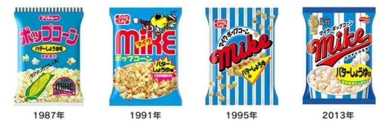 歴代のマイクポップコーン商品