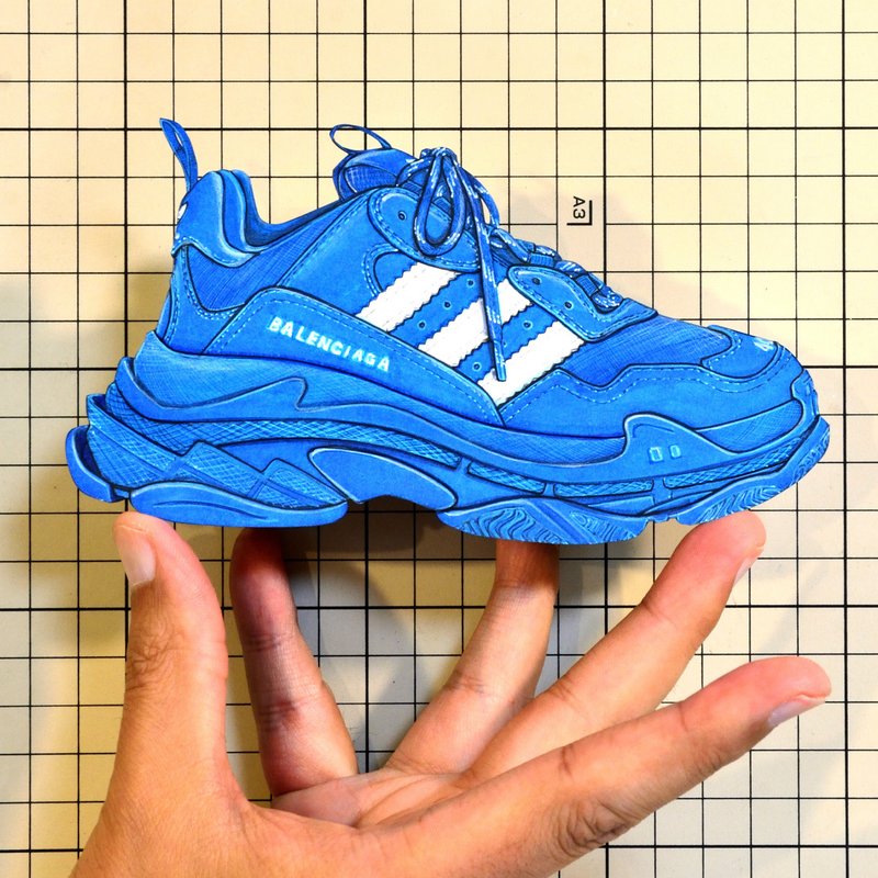 Shoes：01923 “BALENCIAGA × adidas” Triple S Sneaker（Resort 2023）