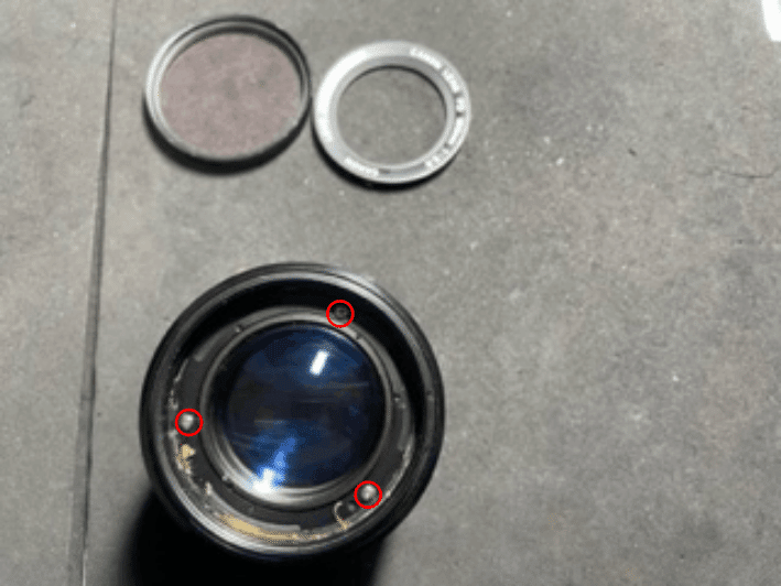 CANON NEW FD 100mm F2.8 分解｜FWP_office