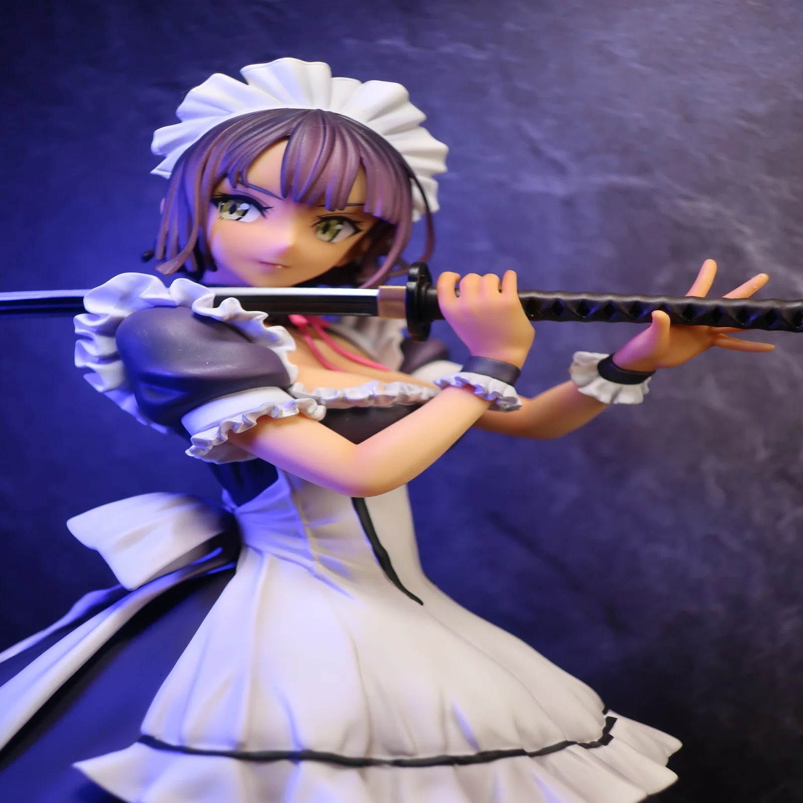 フィギュア撮影 村上水軍の館オリジナル F-ism少女 刀メイド 1/6 完成 
