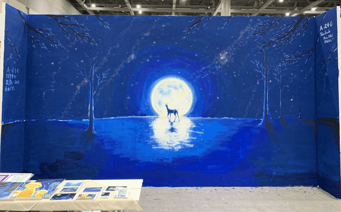 ライブペイント備忘録 【デザインフェスタvol.55 2022/05/21,22】｜Suzuki