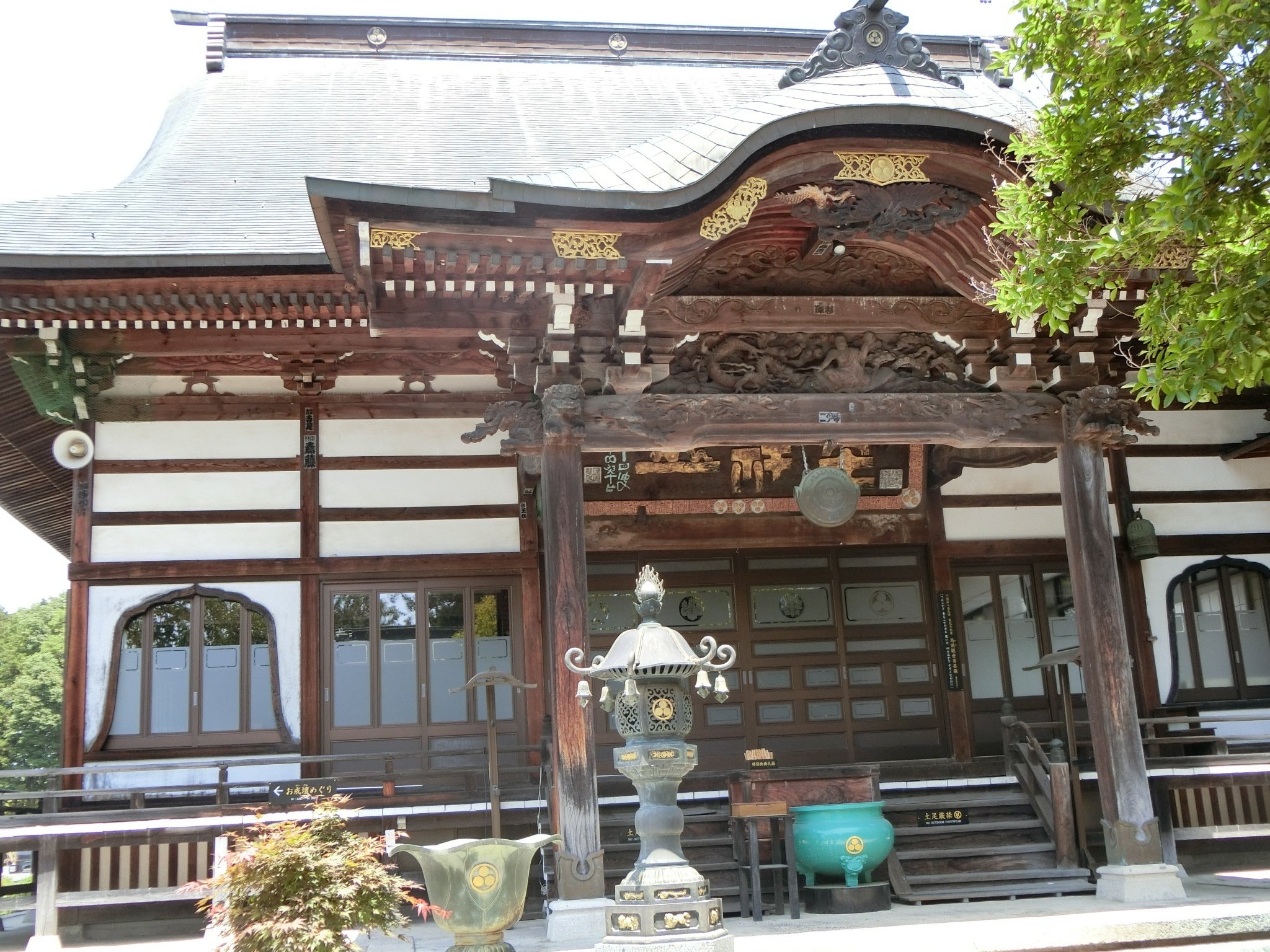 大王わさび農場「大王神社」「東光寺」巨大下駄と無料回壇【信州