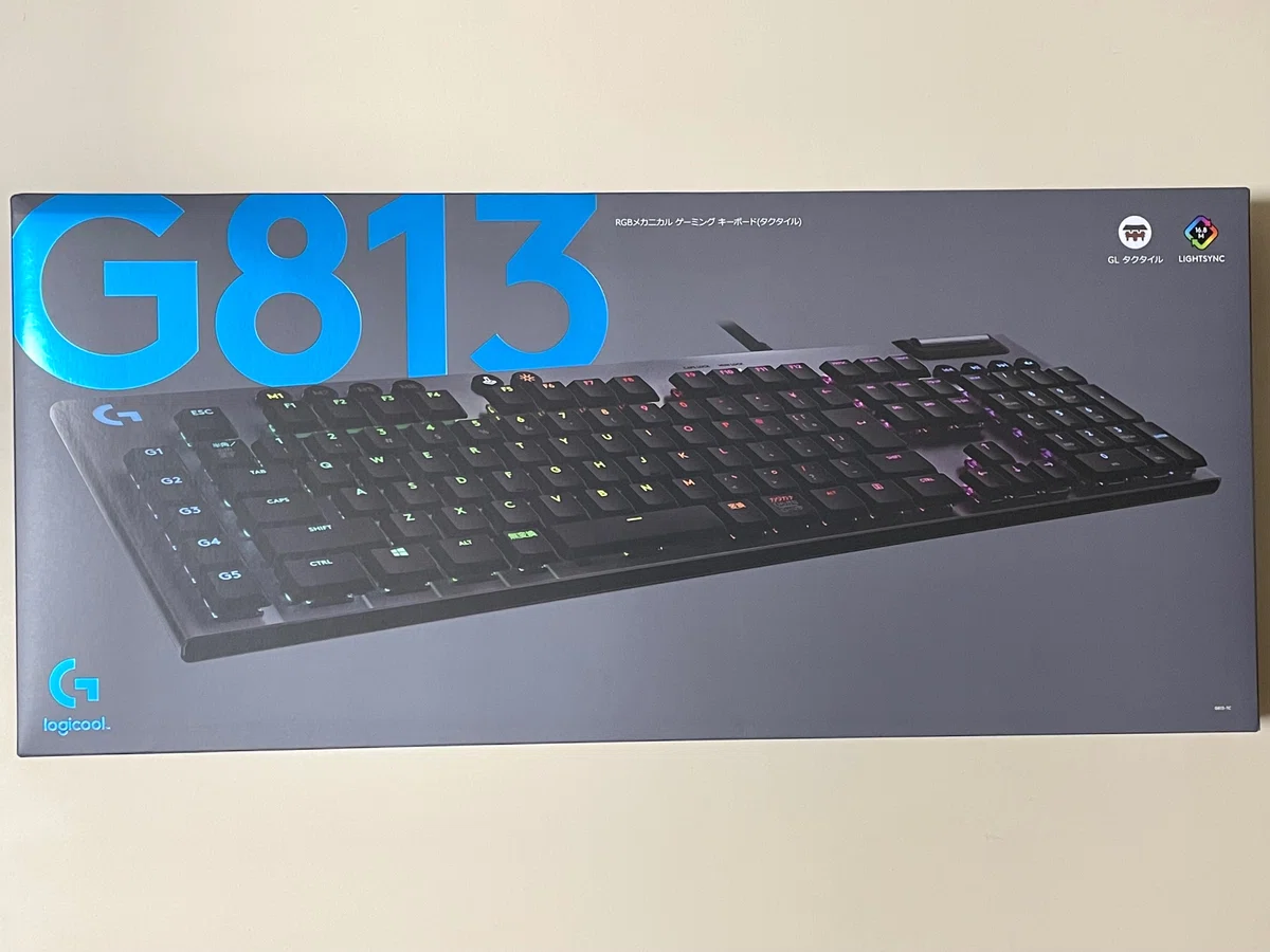 ゲーミングキーボード、ロジクールG813使用レポ。執筆にも趣味にも便利 