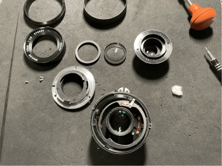 NIKON AI-S NIKKOR 35mm F2.8 分解｜FWP_office