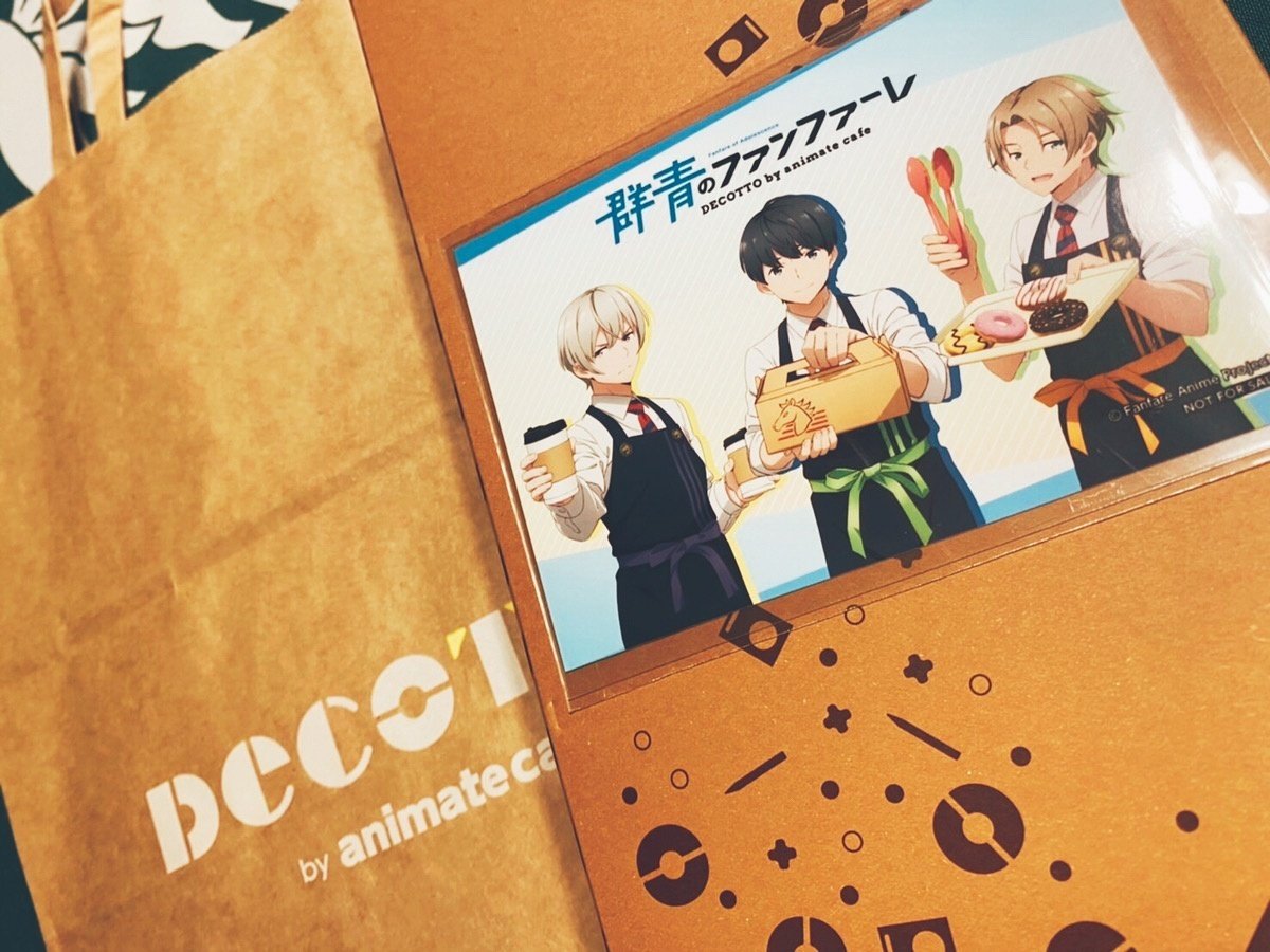 DECOTTO by animate cafeコラボに行ってきました。｜TVアニメ