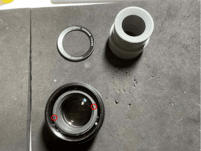 PENTAX SMC TAKUMAR 55mm F1.8 分解｜FWP_office