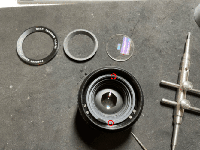 PENTAX SMC TAKUMAR 55mm F1.8 分解｜FWP_office