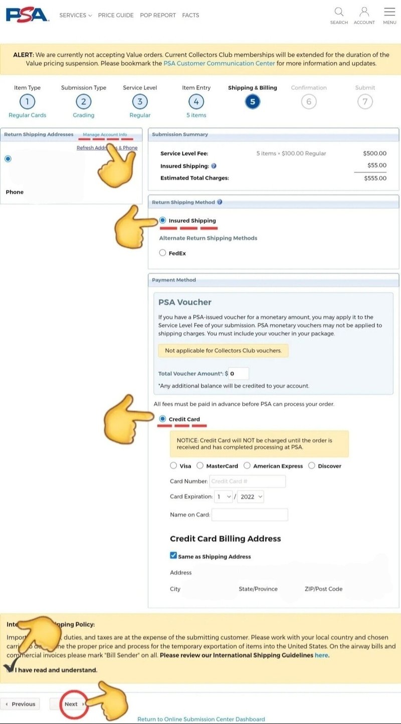 【PSA鑑定 本社出し(直出し)】アメリカ本社へ直接提出する方法｜モル～noteのすがた～