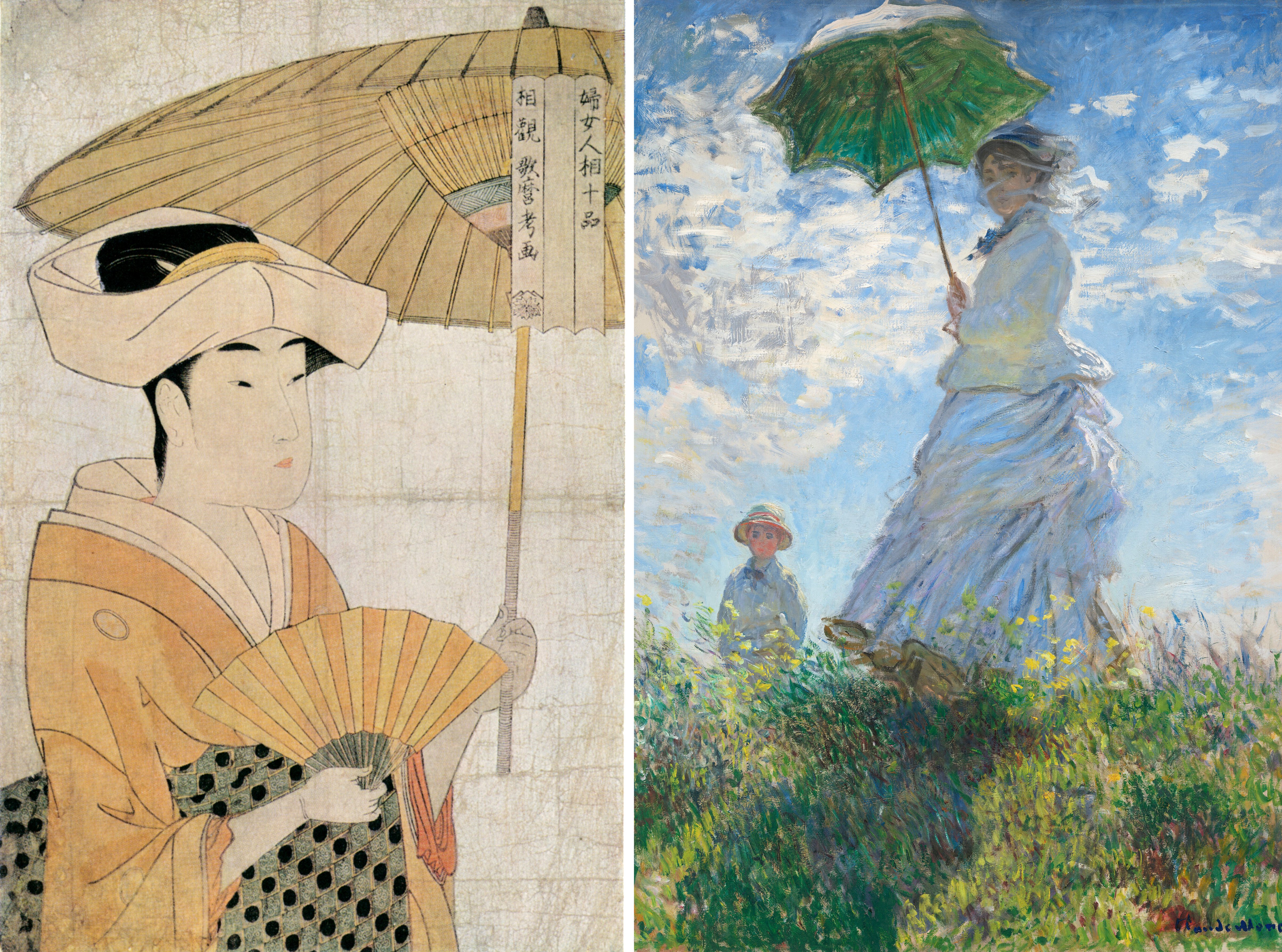 浮世絵にインスパイアされた印象派の画家の絵にインスパイアされるDEEP