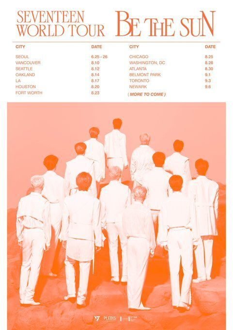 Seventeen World Tour Be The Sun Seoul North America 発表 チケット申込認証について Nabi Note