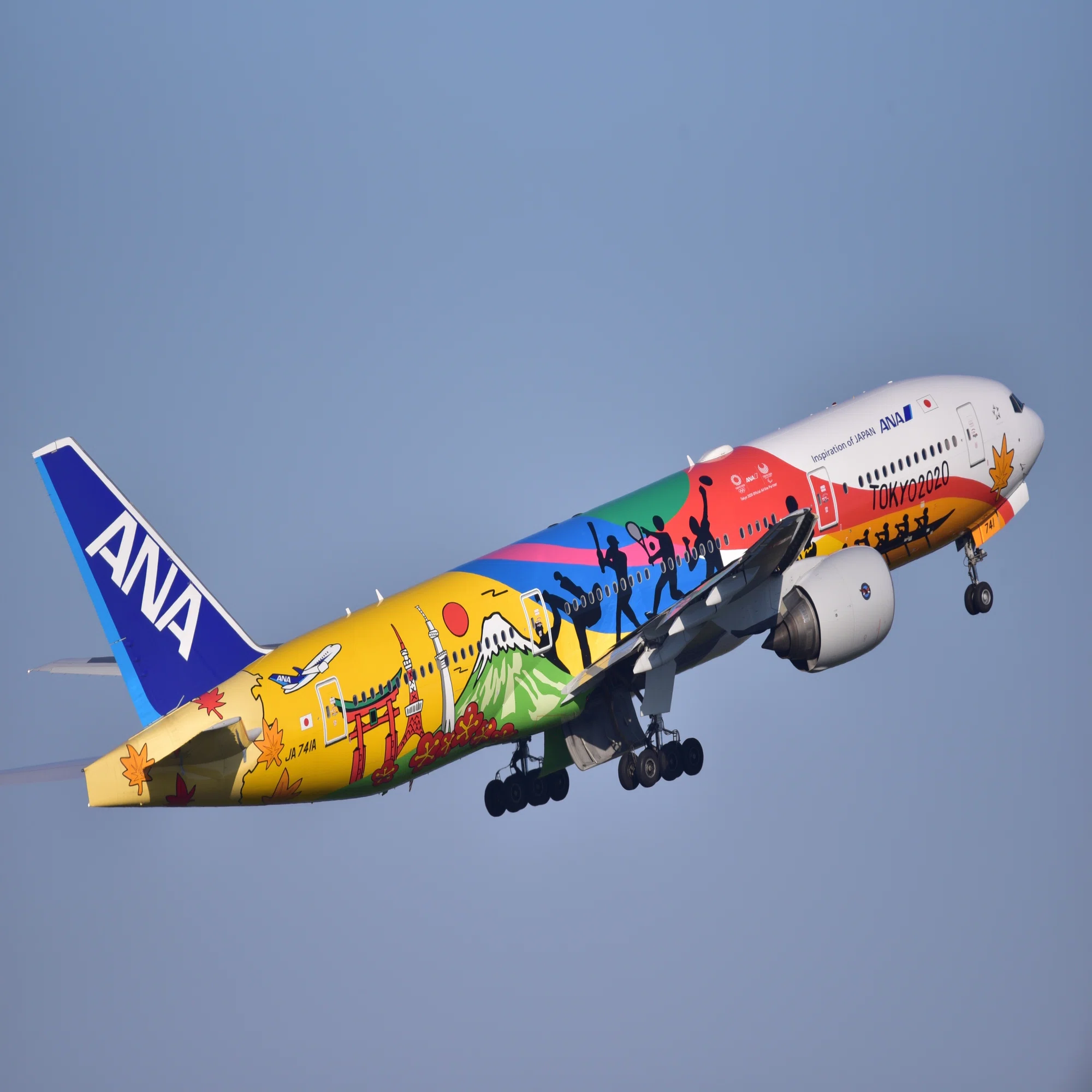 東京オリパラの残り香。ANA「HELLO 2020 JET」JA741Aの悲哀｜ユキカゼ 