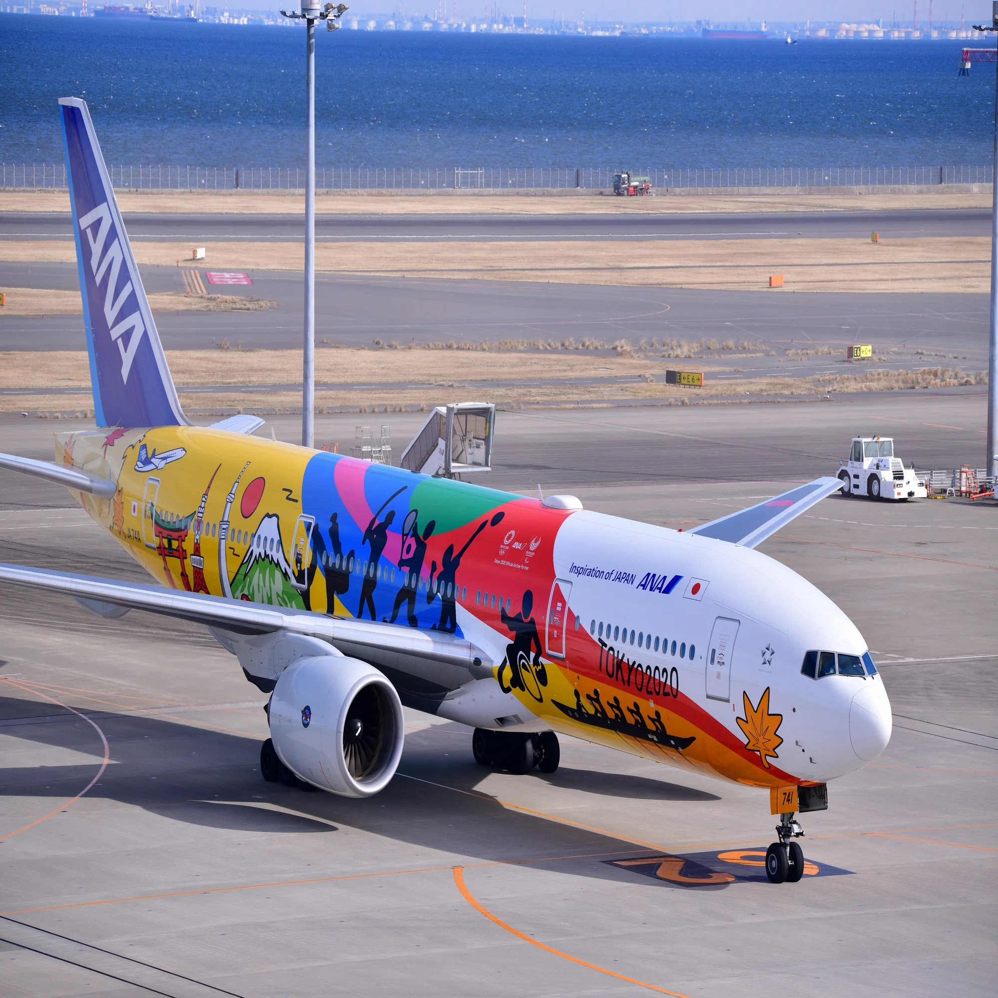 東京オリパラの残り香。ANA「HELLO 2020 JET」JA741Aの悲哀｜ユキカゼ 