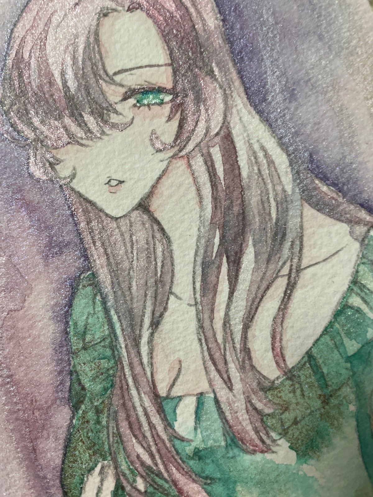コピック夢絵⭐︎絵画⭐︎アルシュ水彩紙 作業日誌 アルシュ水彩紙 - 作業日誌