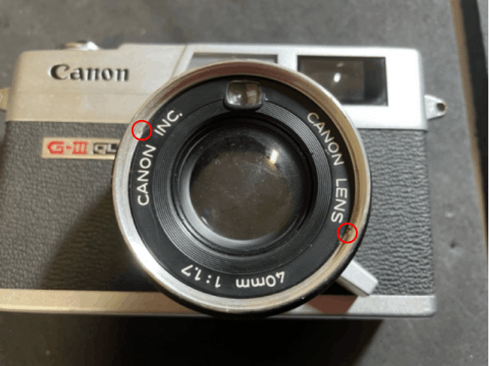 CANON CANONET G-III QL17 分解（ファインダー清掃等）｜FWP_office