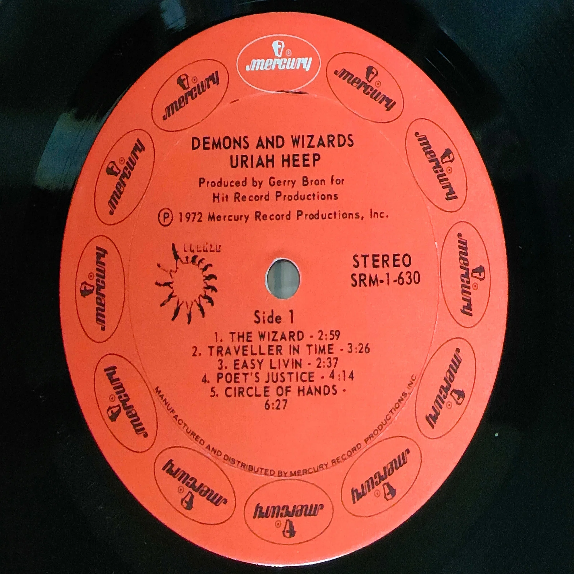 Demons and Wizards】(1972) Uriah Heep ハードロックと 