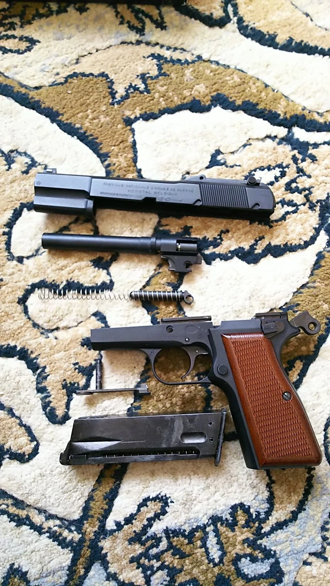タナカ ブラウニング ハイパワー ミリタリー M1935 エアガン レビュー