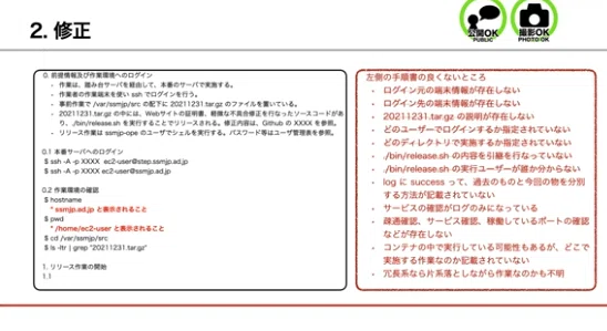 動画レポ】手順書の書き方LT〜お前らの手順書の書き方は間違えている