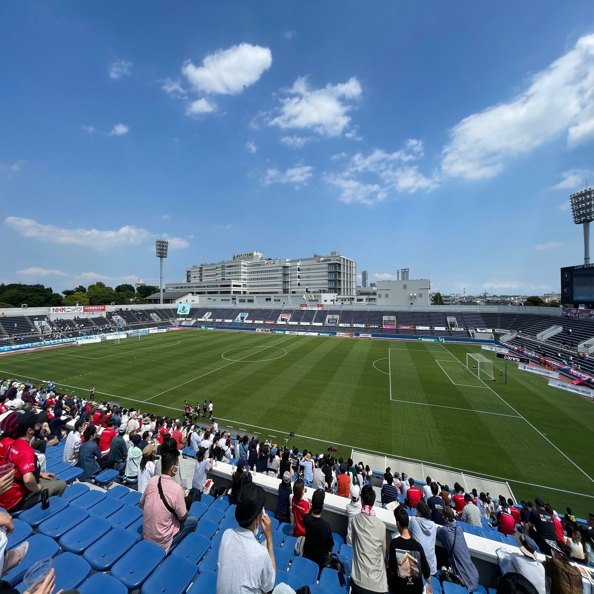 ニッパツ三ツ沢球技場 三ツ沢公園球技場 に初めて行ってみた 羽多 鷹行 Note
