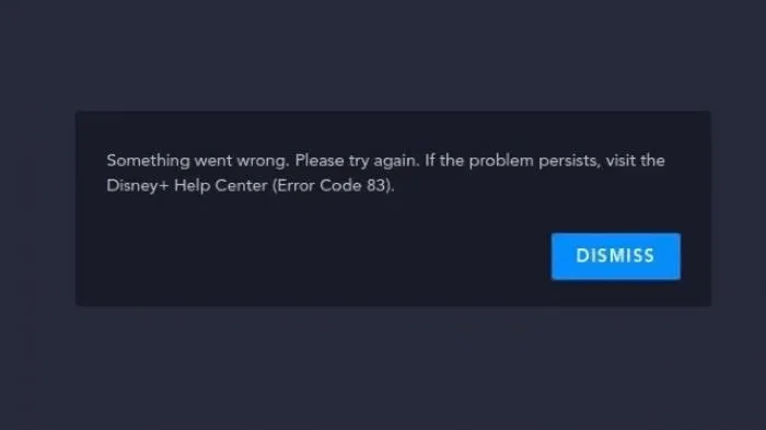 Streaming Service Error Code How to fix Disney Plus error code 83?|Vidus