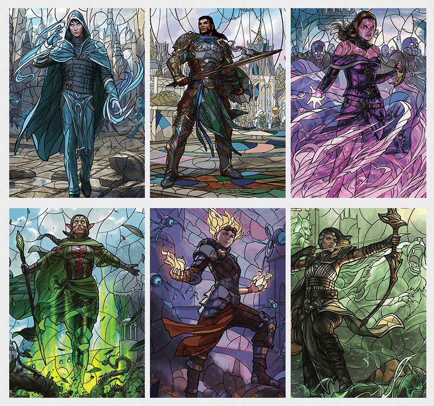 MTGプレイマット ステンドグラスプレインズウォーカー（第一