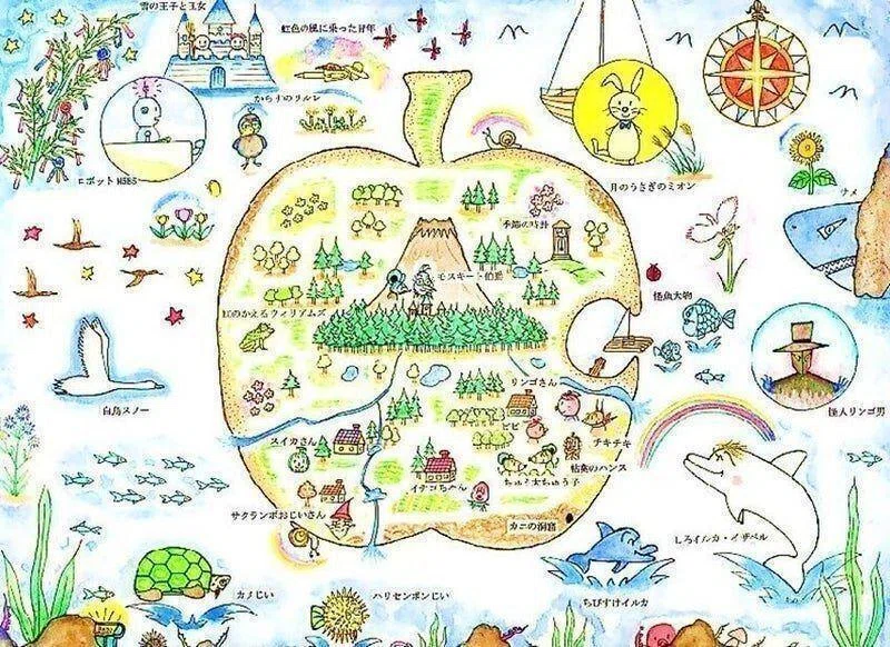 ピピのつばさ 「フルーツ島の地図」