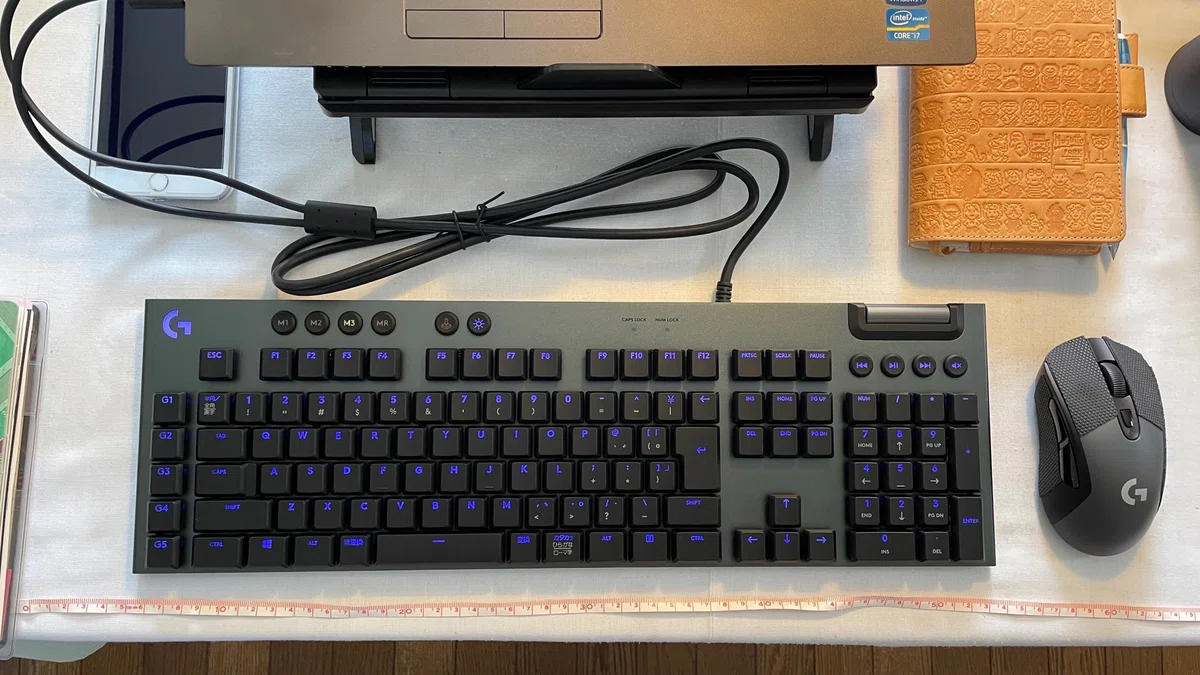 ゲーミングキーボード、ロジクールG813使用レポ。執筆にも趣味にも便利 