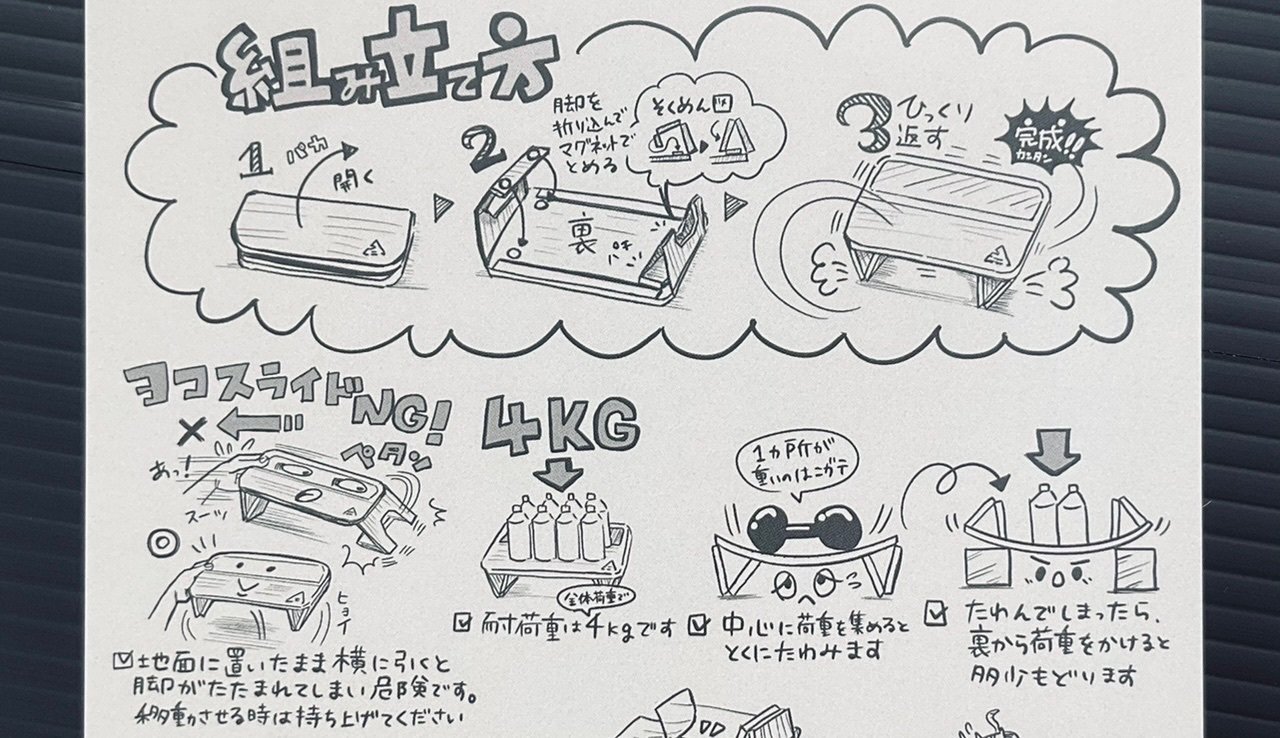 正規品販売 125g アルミ付耐熱ulトレックテーブル ブラック Aritasolutions Com