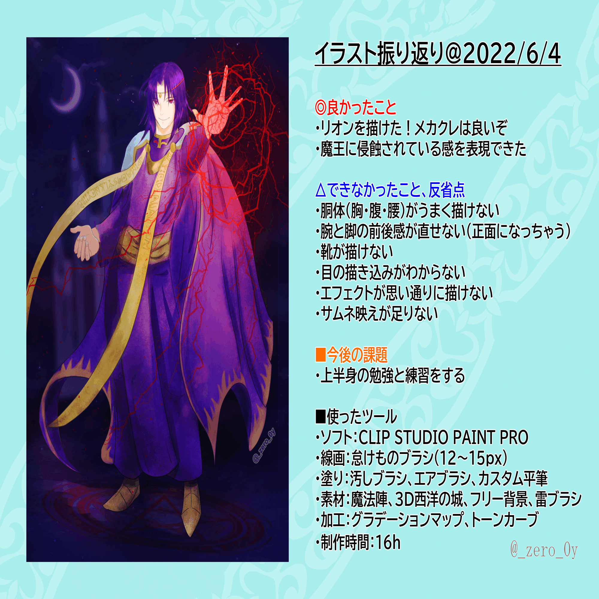新作イラストを投稿しました Fe聖魔の光石 魔王リオン Zero Note