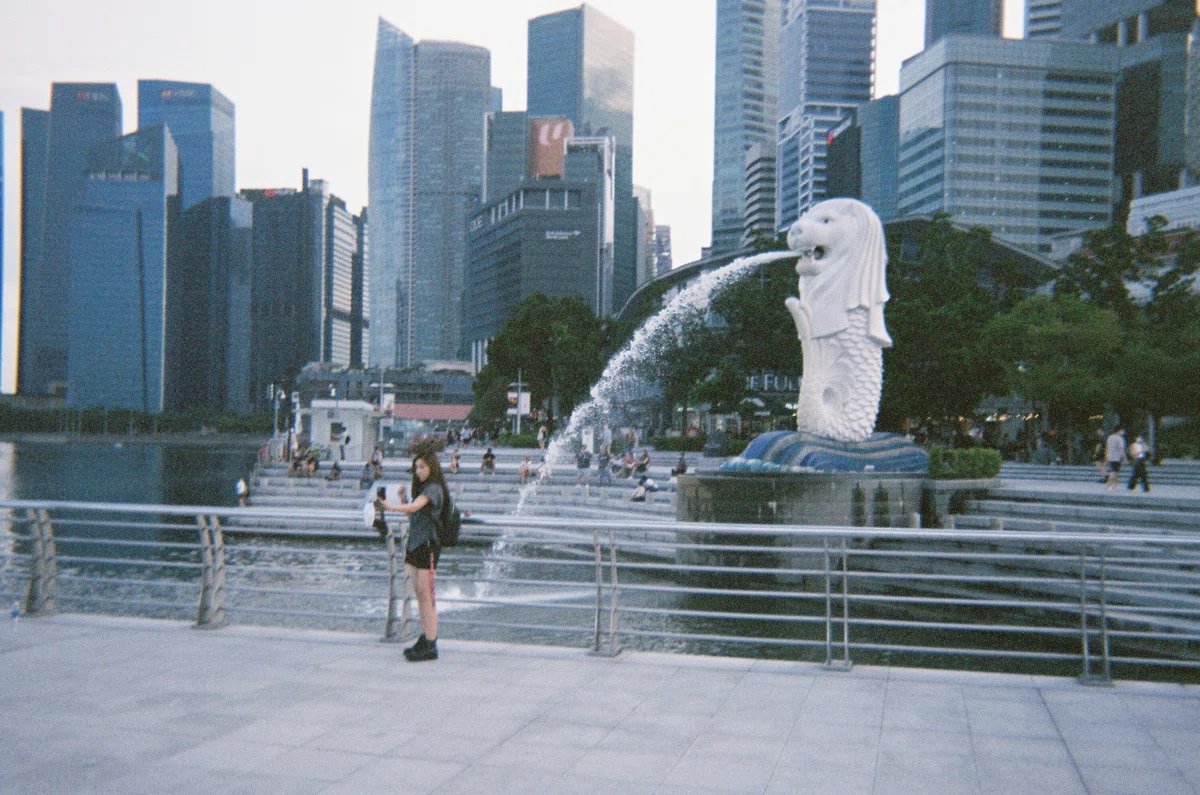 写ルンです_シンガポール_マーライオン