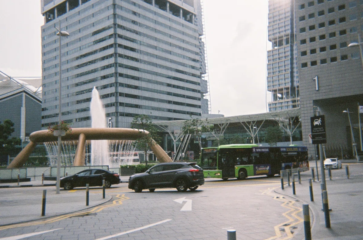 写ルンです_シンガポール_噴水