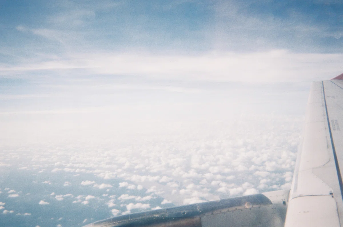 写ルンです_飛行機_空_雲