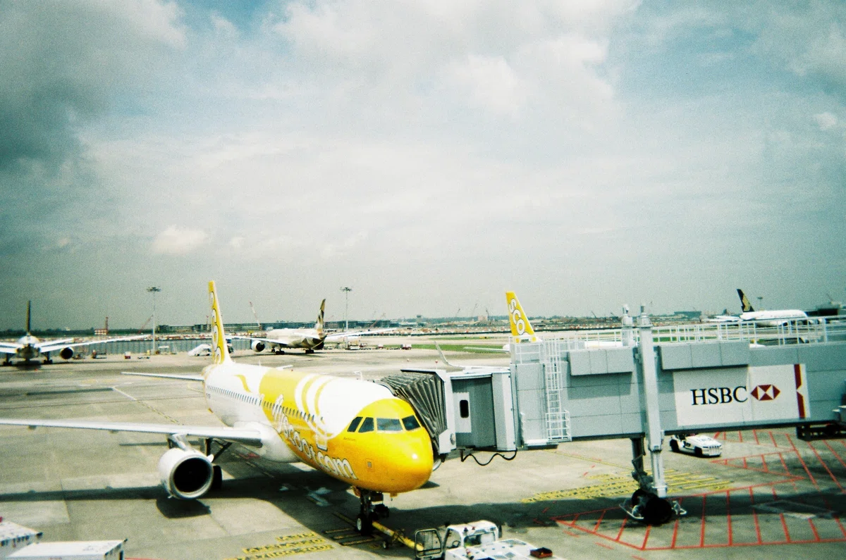 写ルンです_飛行機_空港