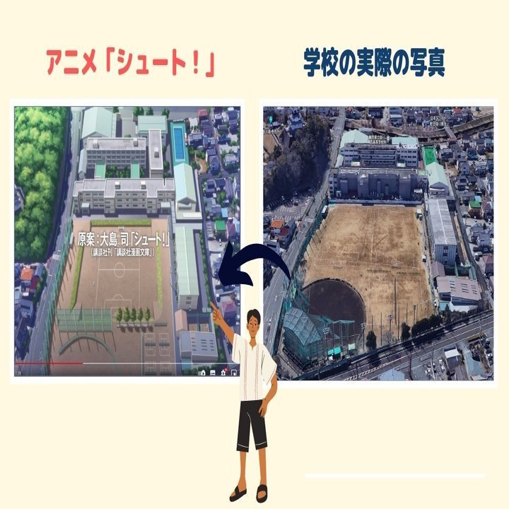 新しく始まるアニメ シュート って掛川西高校が舞台だよ そしてアニメの間違い見つけたよ 吉川 牧人 Makito Kikkawa 高校 教師 世界史 Ict 探究 グローバル Note