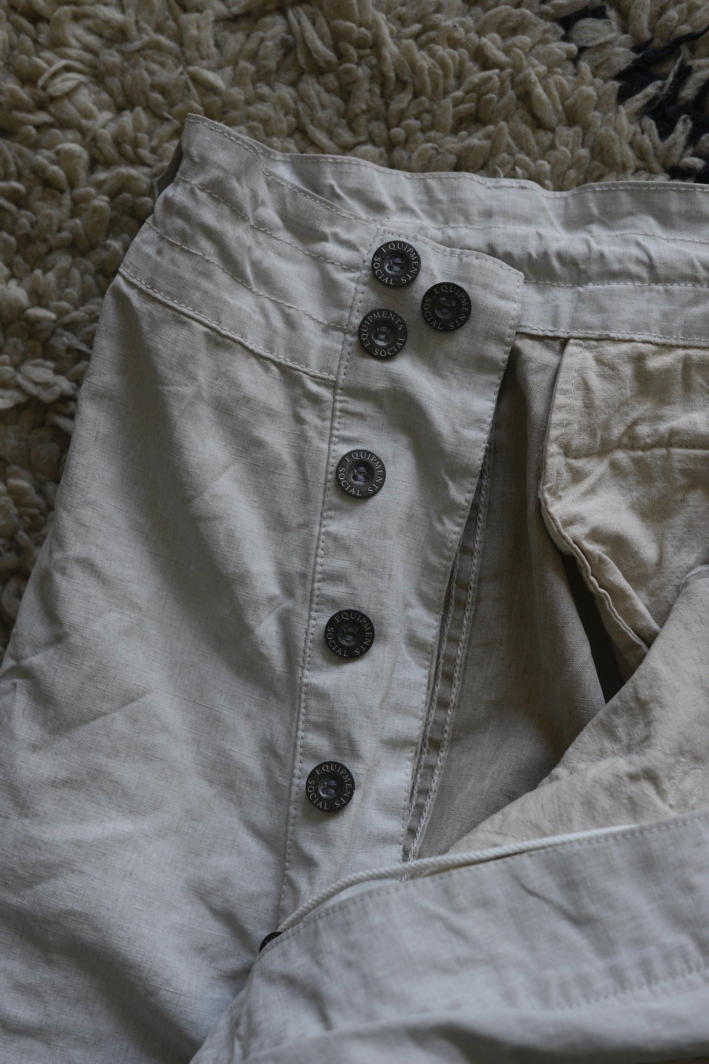 outil PAINT LINEN PANTALON CHASELLES 特価良品 ar-sports.com